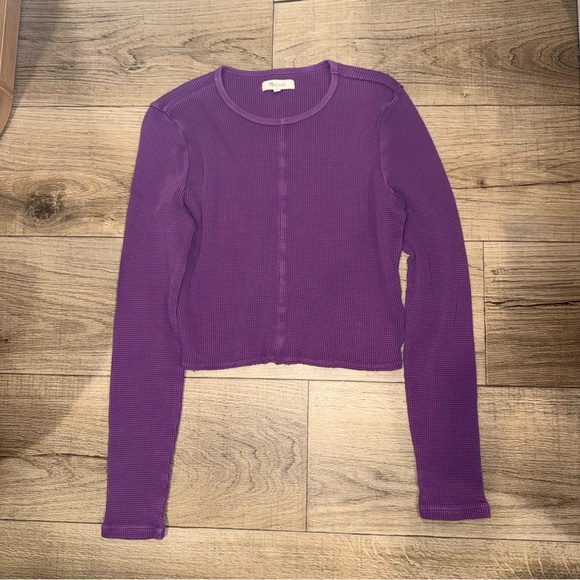 Madewell Tops - Madewell Women’s Medium Purple Long Sleeve Knit Top